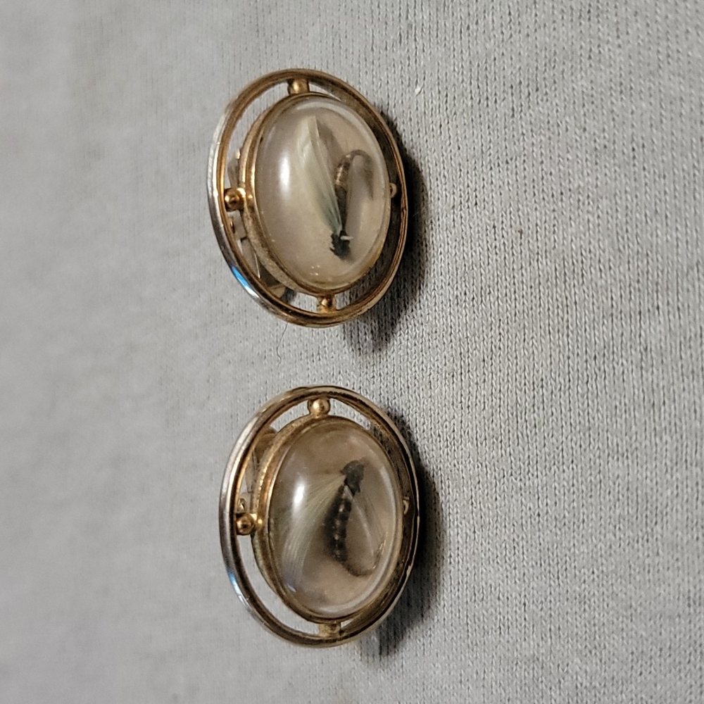 Vintage Anson Fishing Fly Cufflinks